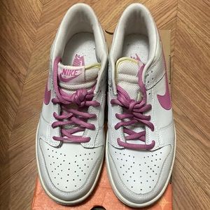 NIKE DUNK LOW (GS), Size 6 Youth, WHITE/COTTON CANDY